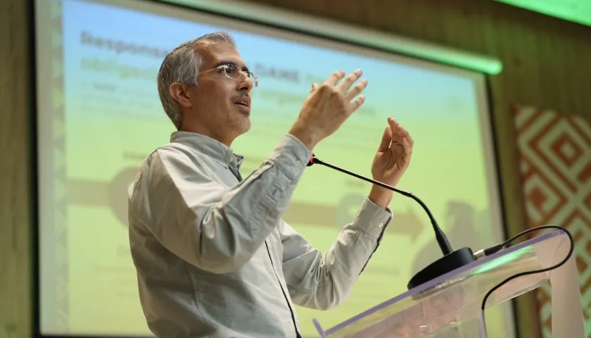 El director del Dane, Juan Manuel Alvarado Nivia.