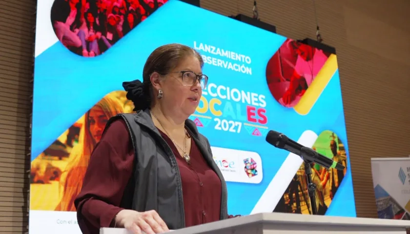 Alejandra Barrios, directora de la MOE.