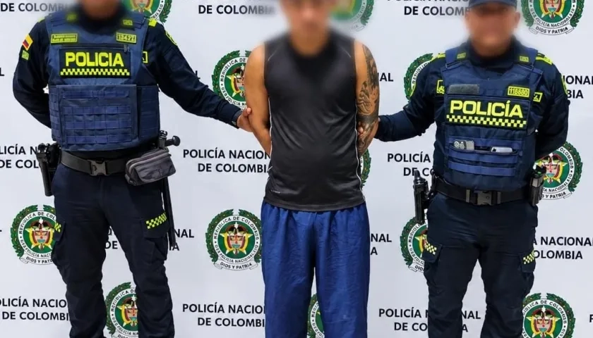 La captura fue realizada por la Policía en el barrio Rebolo. 