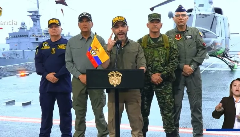 Alocución del Presidente Abelardo De La Espriella.