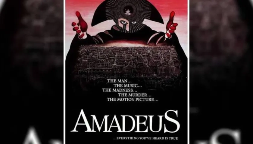 Flyers de la película de Amadeus.