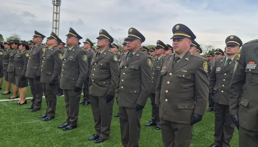 Ascenso de policías.