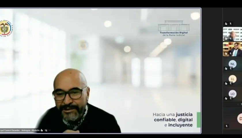 Audiencia contra Miguel Quintero.