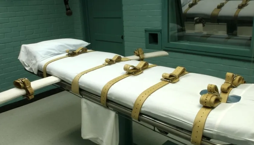 Cámara de muerte en Estados Unidos.