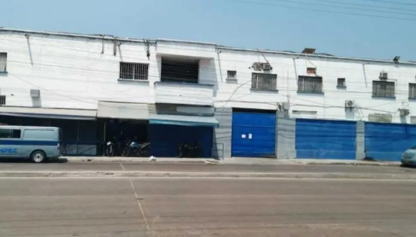 Fachada de la Cárcel Modelo de Barranquilla. 