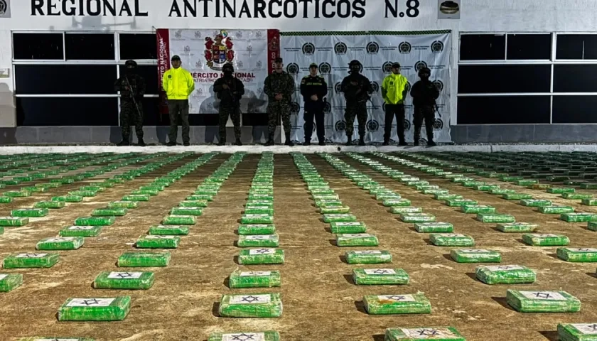 Clorhidrato de cocaína incautado en la Sierra Nevada
