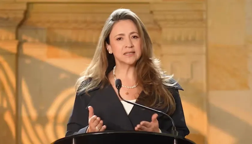 La secretaria de Transparencia de la Presidencia, Cristina Lombana.