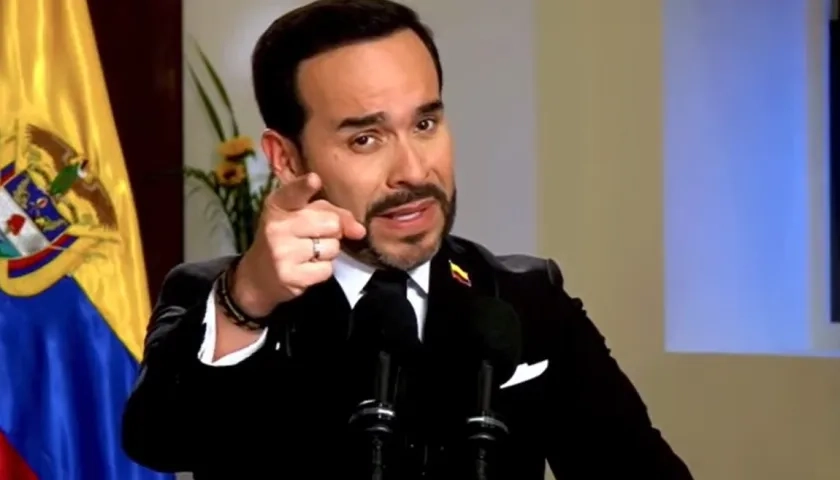 El Presidente Abelardo De La Espriella.