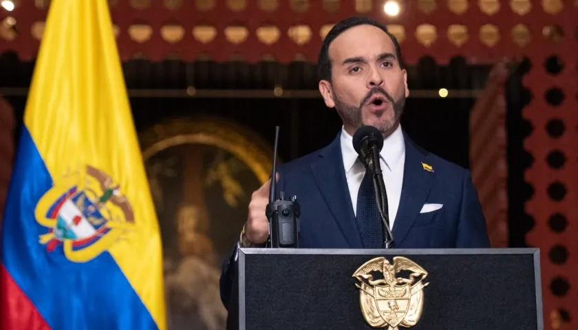 El Presidente de la República, Abelardo De La Espriella.