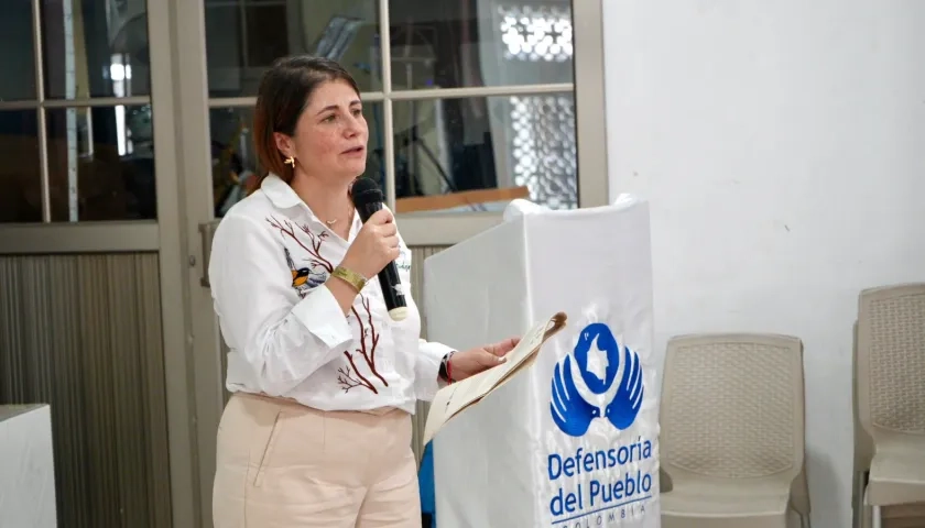 La Defensora del Pueblo, Iris Marín.