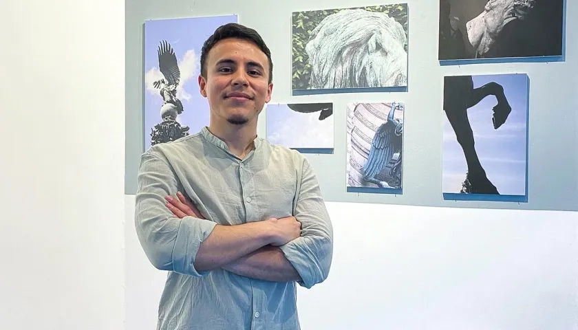 El artista plástico y pintor barranquillero Dylan Altamiranda.
