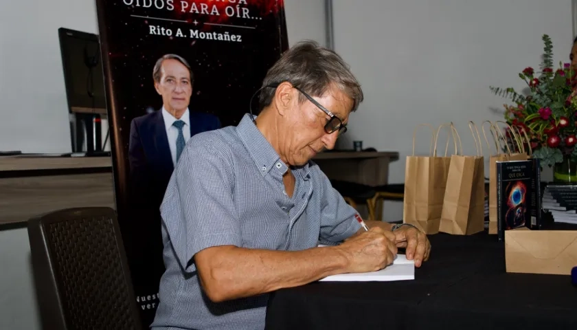 El escritor Rito Antonio Montañez Niño.