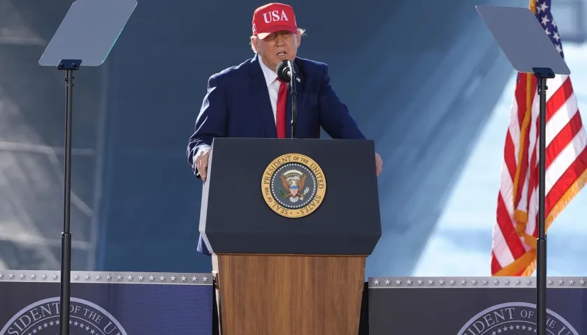 El presidente de Estados Unidos, Donald Trump.