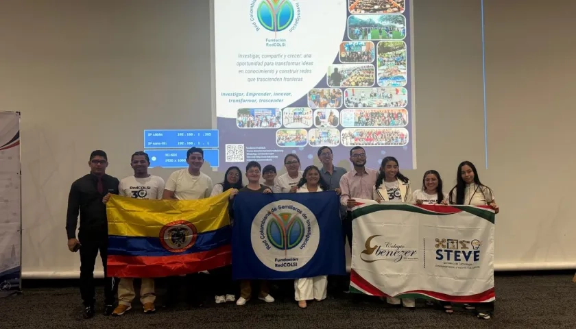Estudiantes investigadores de la IUB.