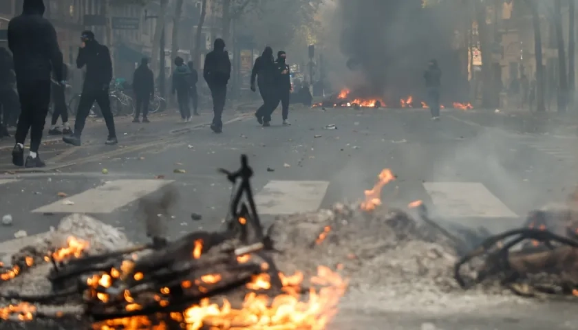 Protesta en París.