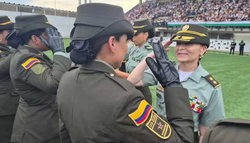 La brigadier general Sandra Liliana Rodríguez Castro. 
