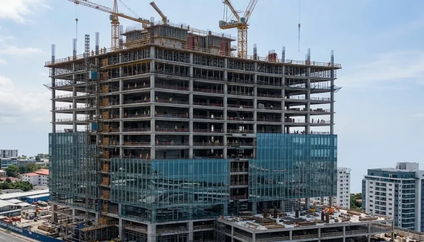 Imagen de construcción generada por IA