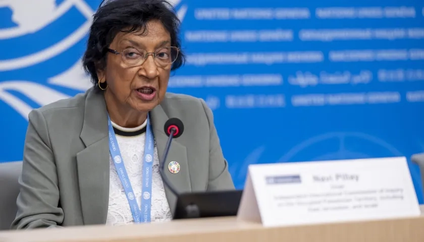 La jueza sudafricana Navanethem "Navi" Pillay.