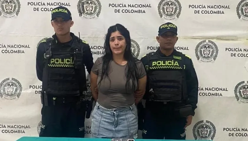 Juliana Paola Altamar Medina, alias 'Lucía'.