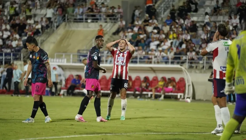 Junior agoniza en la liga colombiana