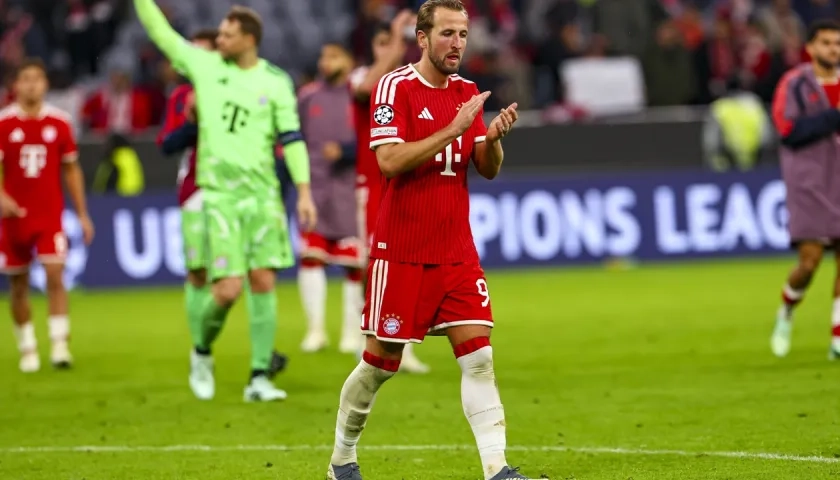Harry Kane, delantero del Bayern de Múnich.