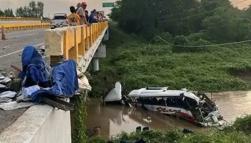 La agrupación se dirigía hacia Valledupar.
