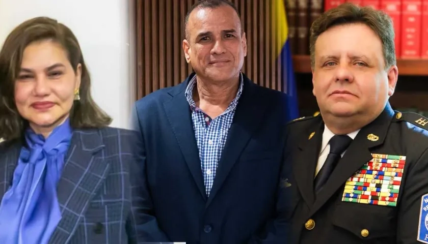 Magda Yolima Amaya, Carlos René Montoya y Germán Miranda.