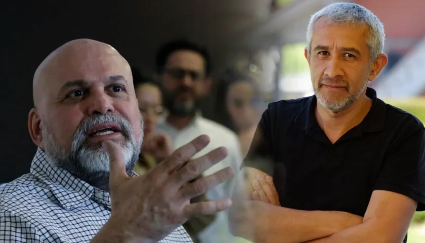 Salvatore Mancuso y  Víctor De Currea Lugo. 