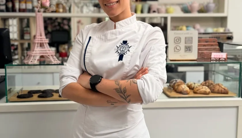 Manuela París, chef pastelera y empresaria colombiana.