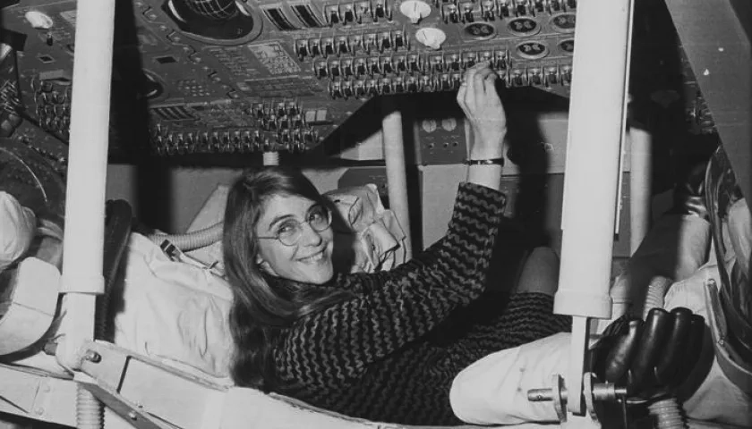 Margaret Hamilton, pionera de la informática.