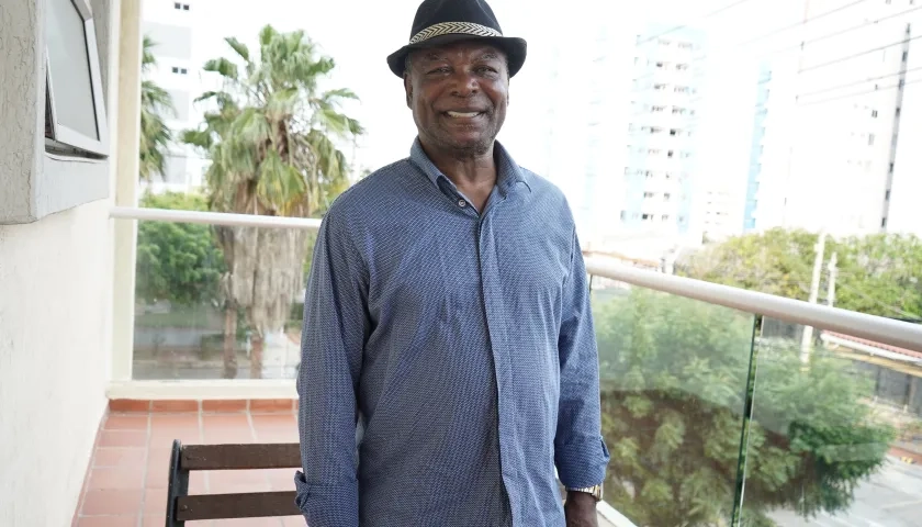 El artista haitiano Mercien Toussaint. 