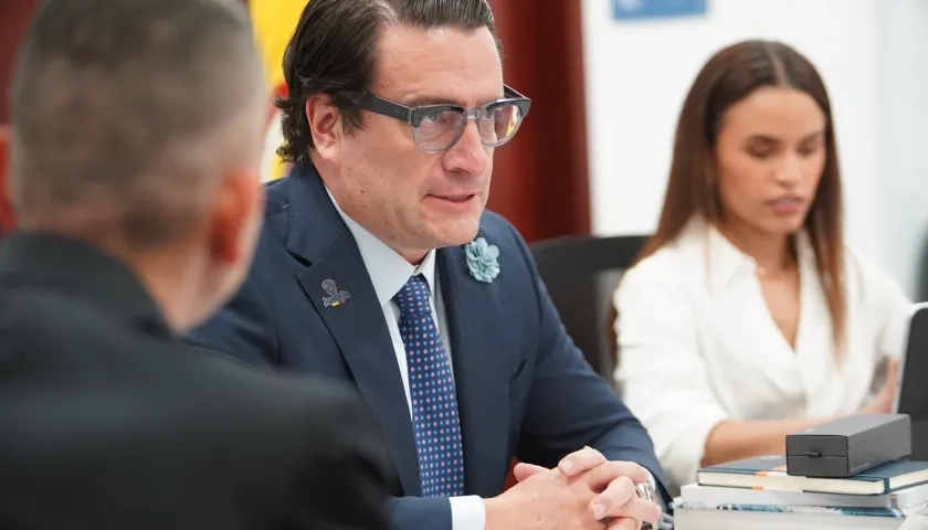 El Ministro de Justicia, Iván Cancino.
