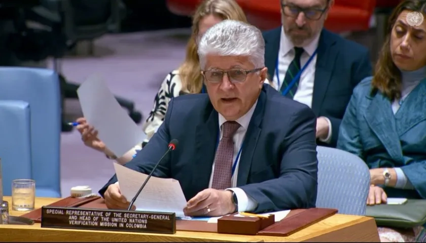 Miroslav Jenča, representante especial del secretario general de la ONU para Colombia.