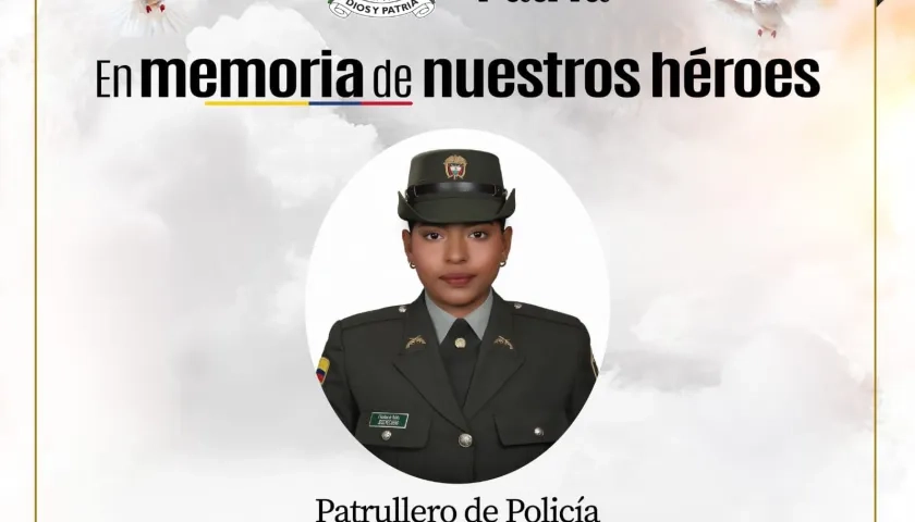 Patrullera de la Policía María José Recuero Suárez. 