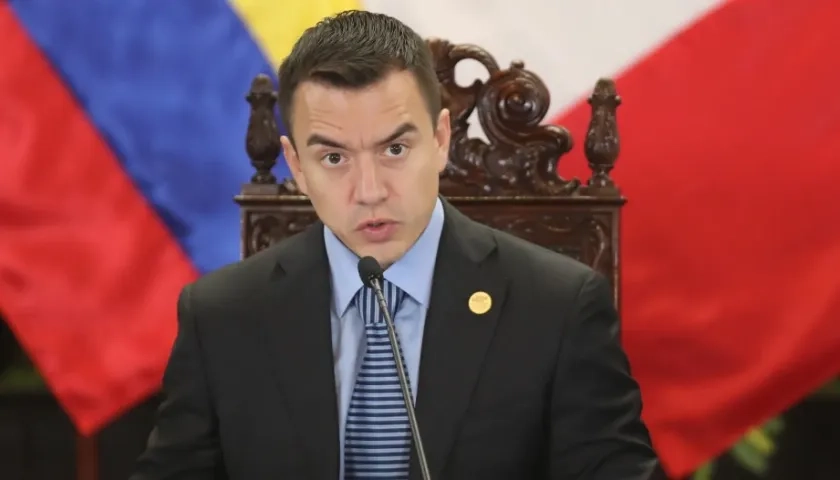 Presidente de Ecuador, Daniel Noboa.