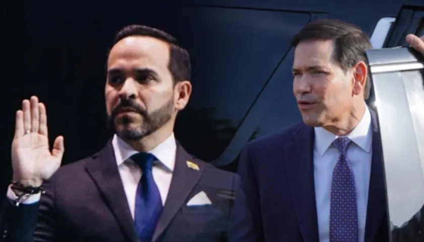 Abelardo De La Espriella y Marco Rubio.
