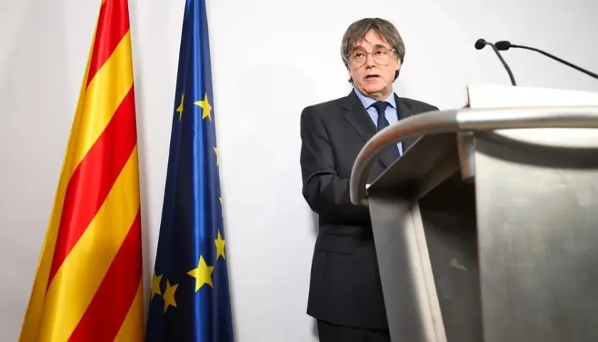 El expresidente catalán Carles Puigdemont.