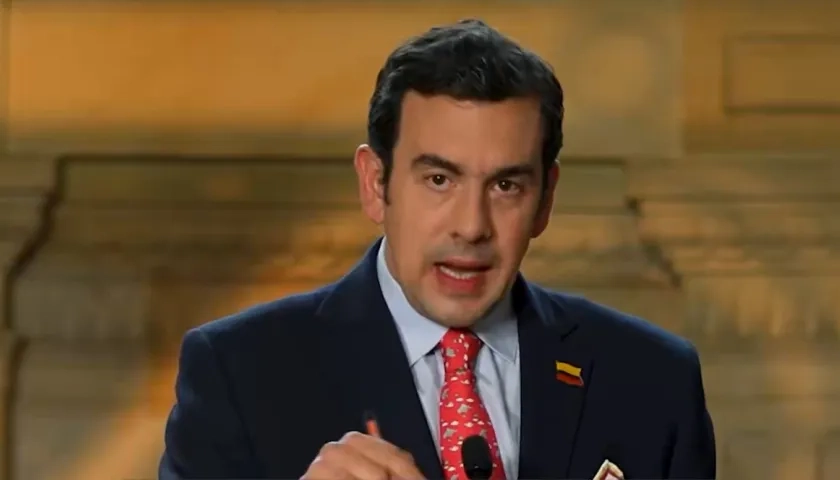 Rodrigo Lara, ministro del Interior.