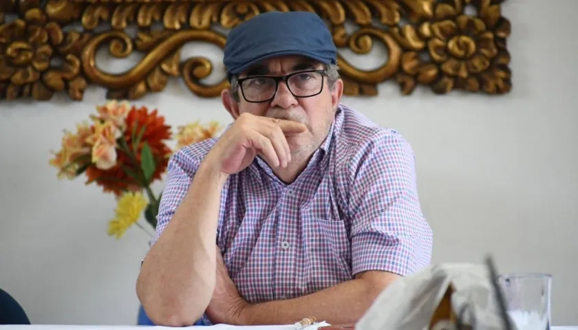 Rodrigo Londoño, dirigente del Partido Comunes. 