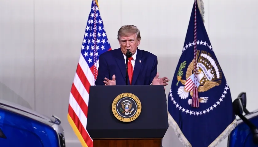 El presidente de Estados Unidos, Donald Trump.
