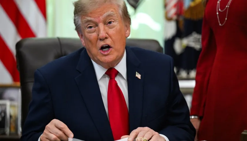 El Presidente de Estados Unidos, Donald Trump.