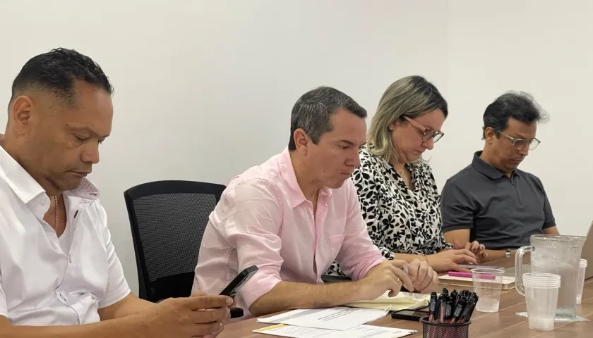 La reunión con el viceministro de Transporte se realizó este jueves en Barranquilla. 