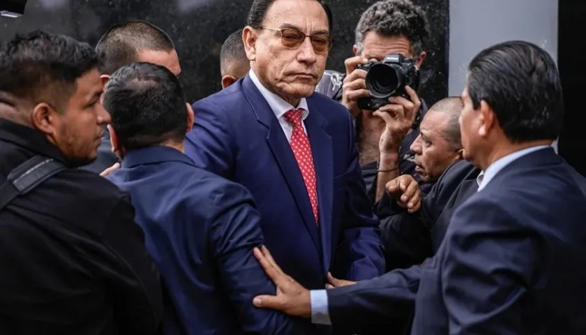 El expresidente peruano Martín Vizcarra.