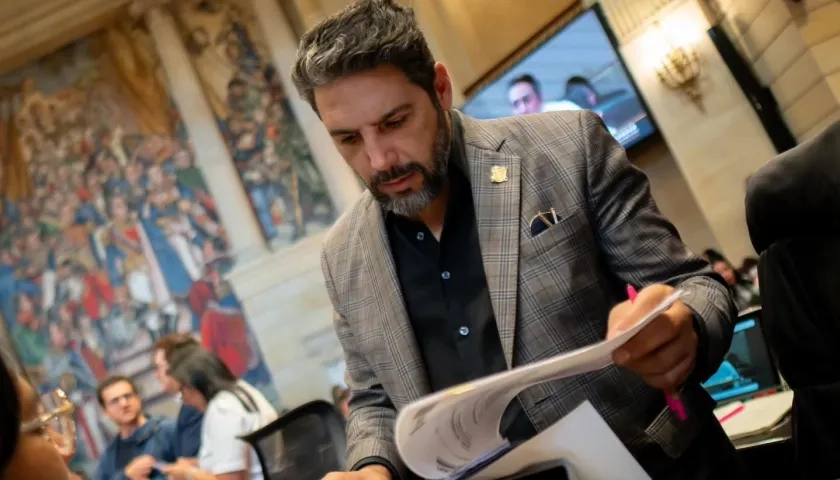 Agmeth Escaf, senador de la República.