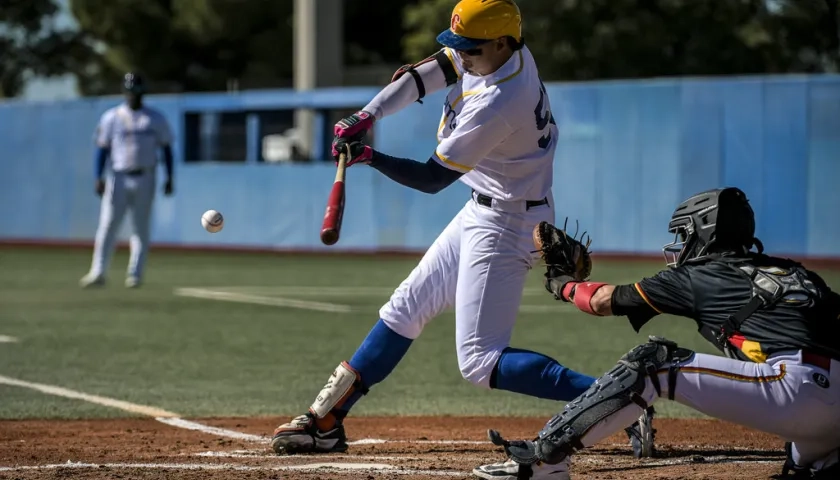 Darío Borrero anotó la única carrera de Colombia en la tercera entrada.