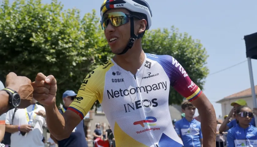 Egan Bernal, ciclista colombiano. 