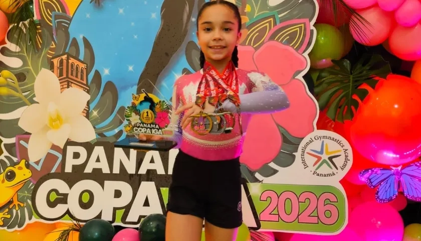 Mia Cepeda Gutiérrez, campeona en el Nivel 4. 