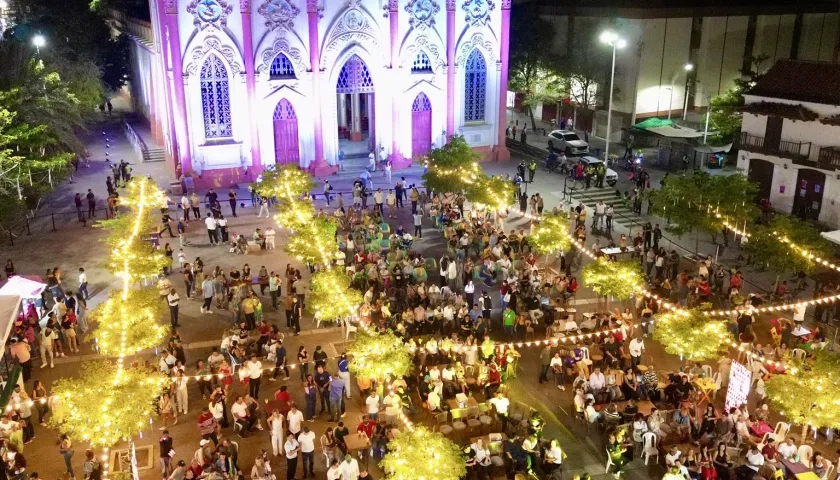 Este espacio hace parte de la estrategia de reactivación nocturna de este sector de la ciudad, impulsada por la Alcaldía de Barranquilla.
