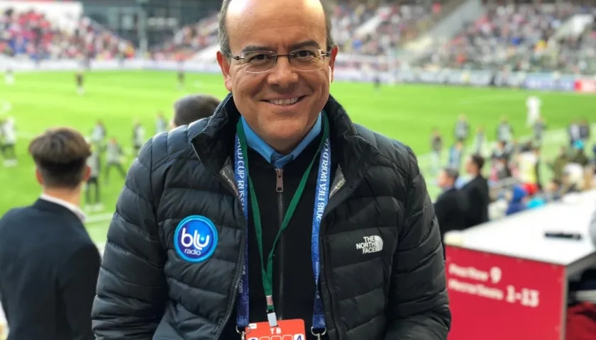 Ricardo Orrego, expresentador de deportes de Caracol Televisión.