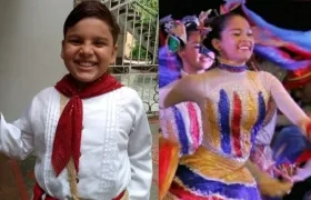 Samuel Armando Quintero Castro y  Laura María Ospino López, reyes infantiles del Carnaval de la 44.